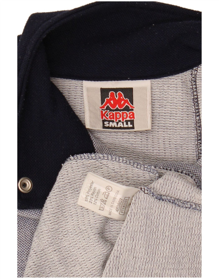 Giacca da ginnastica grafica da uomo Kappa Small Blu Navy Colourblock
