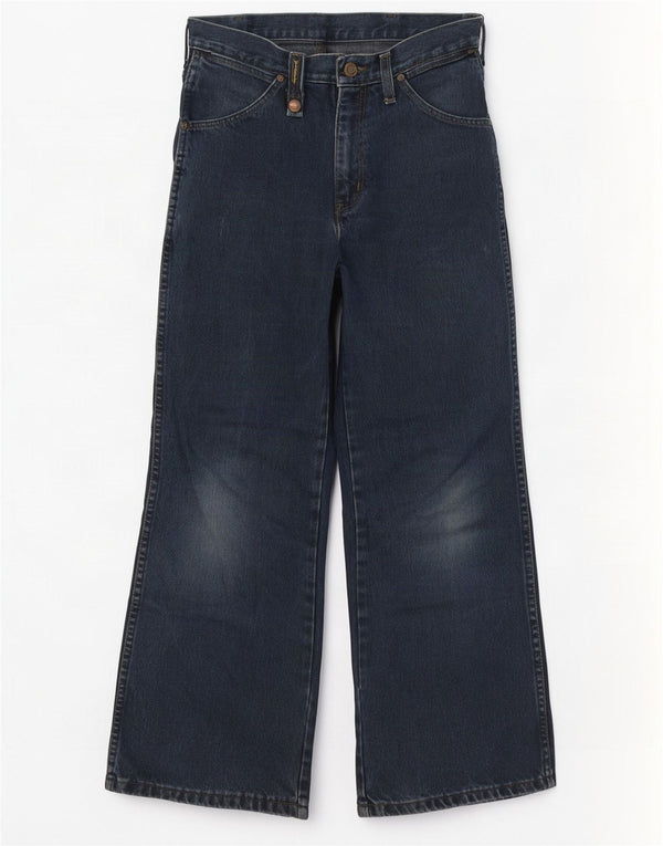 Jeans Wrangler da donna a gamba larga W28 L28 cotone blu navy
