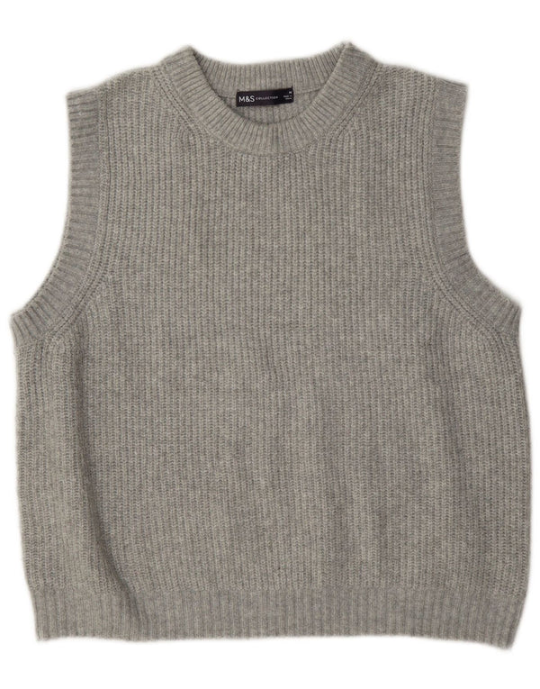 Canotta da donna Marks & Spencer UK 14 Poliestere grigio medio