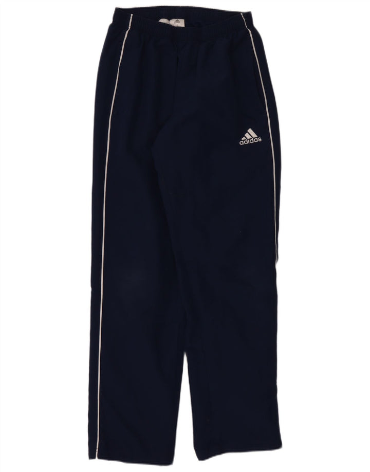 Pantaloni da tuta da uomo Adidas medi in poliestere blu navy