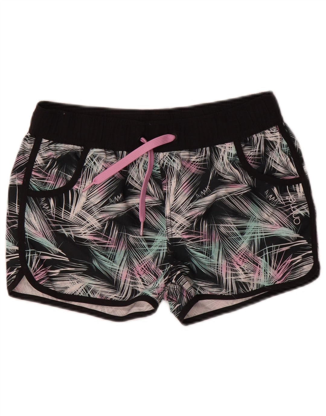Pantaloncini sportivi con motivo astratto per ragazze con animali, 11-12 anni, multicolore