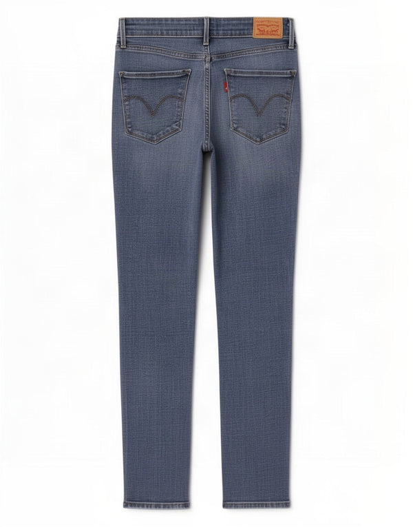 Jeans skinny Levi's da donna a vita media US 6 medi W28 L28 cotone blu