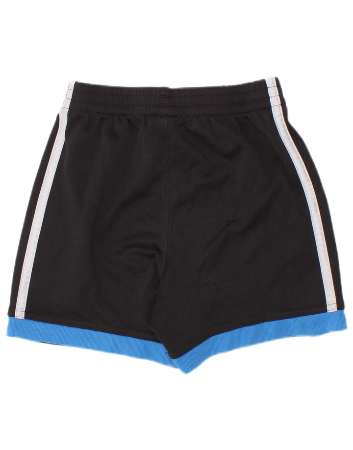 Pantaloncini sportivi Adidas da ragazzo 2-3 anni in poliestere color block nero
