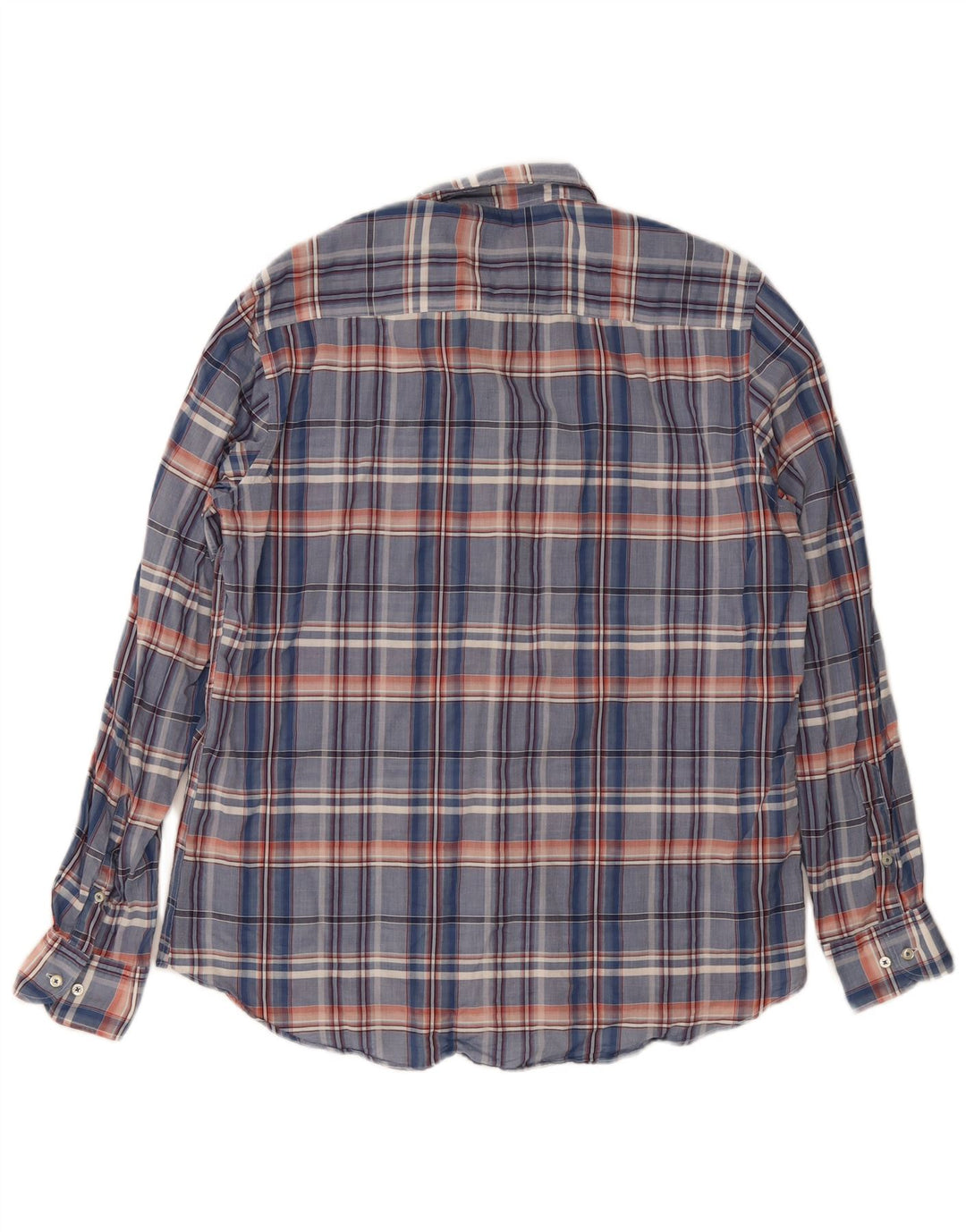Camicia slim fit da uomo Massimo Dutti XL a quadri blu