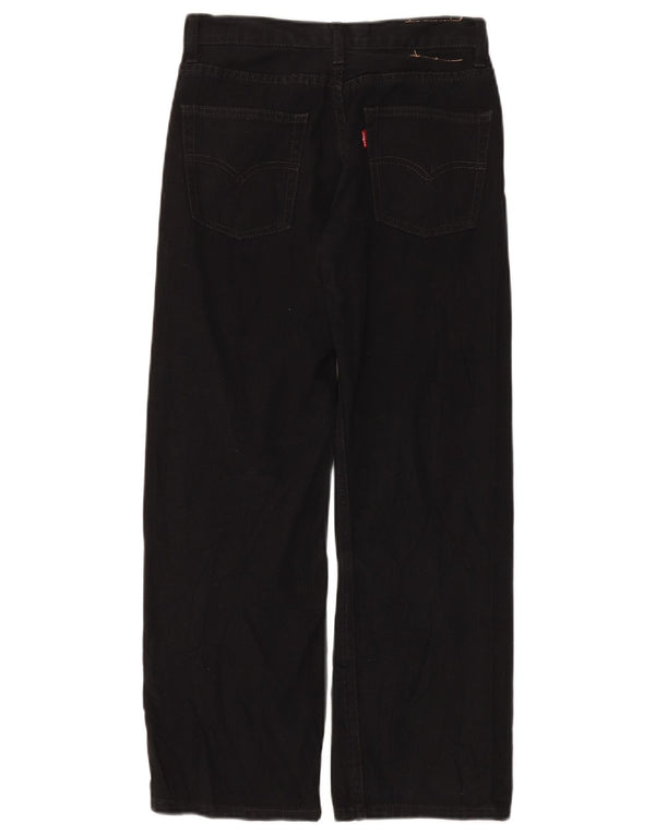 Jeans dritti Levi's Girls 550 vestibilità rilassata 13-14 anni W27 L27 neri