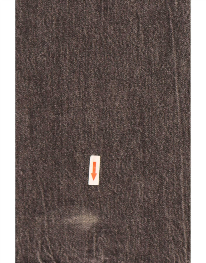 Jeans dritti da donna Zara EU 42 Large W32 L35 Cotone grigio