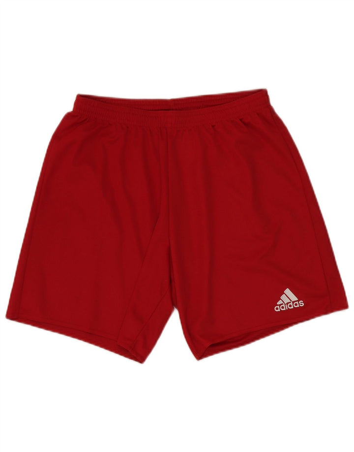 Pantaloncini sportivi ADIDAS Aeroready da uomo in poliestere rosso medio