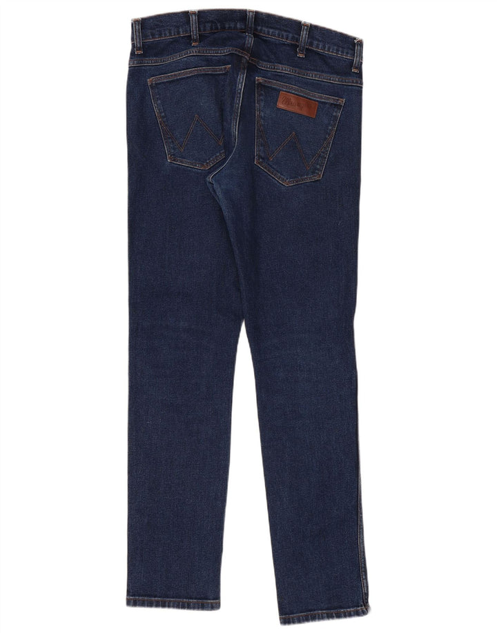 Jeans Wrangler Larston Slim da donna W32 L34 cotone blu navy
