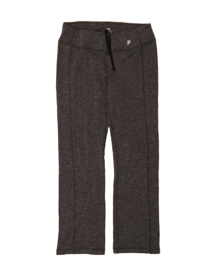 FILA Womens Tracksuit Trousers UK 14 Medium  Grey Polyester Vintage Fila and Second-Hand Fila from Messina Hembry 