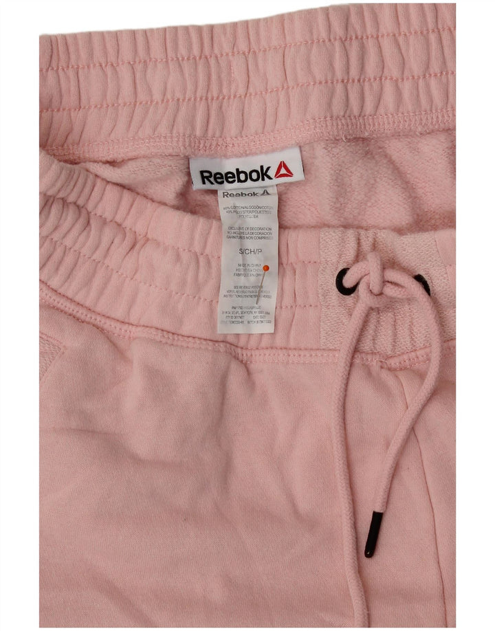 Pantaloncini sportivi Reebok da donna UK 10 piccoli in cotone rosa