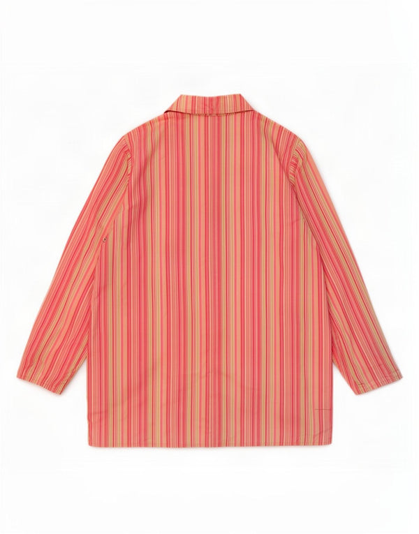 Giacca blazer da donna Petite a 5 bottoni L.L.Bean UK 14 a righe rosa medio