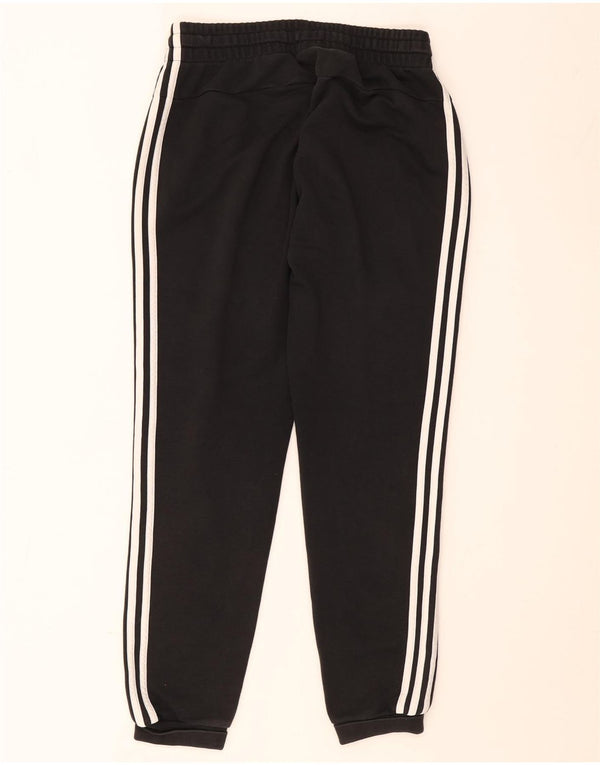 Adidas Womens Tracksuit Trousers Joggers UK 12/14 Medium Black Cotton