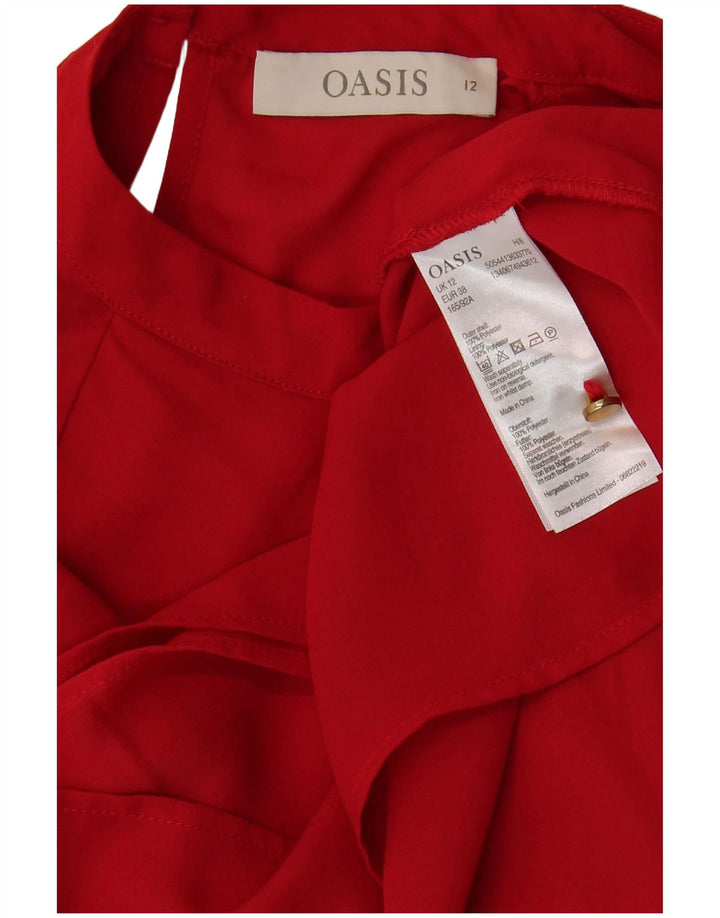 Camicetta da donna Oasis Top UK 12 Poliestere rosso medio