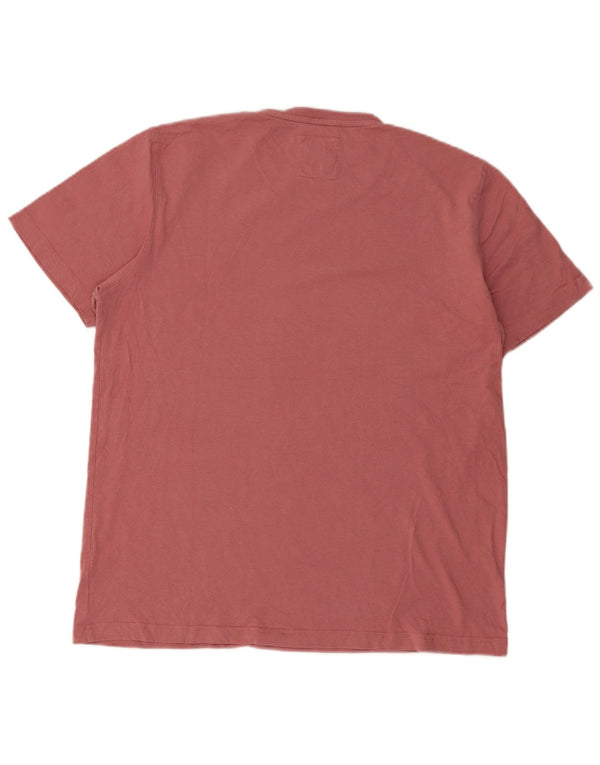 Crew Clothing T-shirt da uomo Top XL in cotone rosa