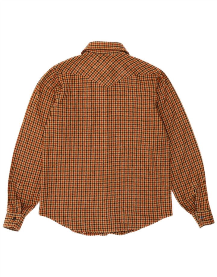 Camicia in flanella da ragazzo Wrangler 13-14 anni Marrone