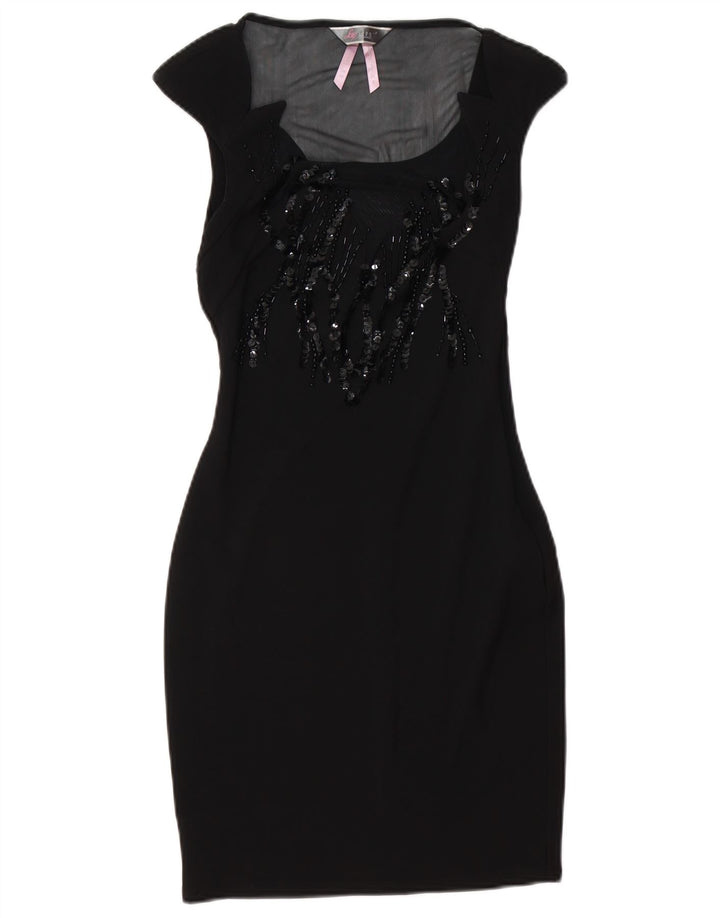 Abito aderente da donna Lipsy UK 10 piccolo poliestere nero