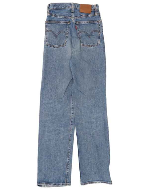 Jeans dritti Ribcage da donna Levi's W24 L29 cotone blu