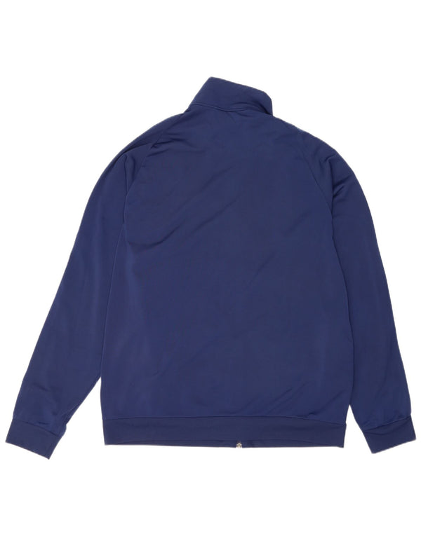 Giacca da ginnastica da uomo Adidas XL in poliestere blu navy
