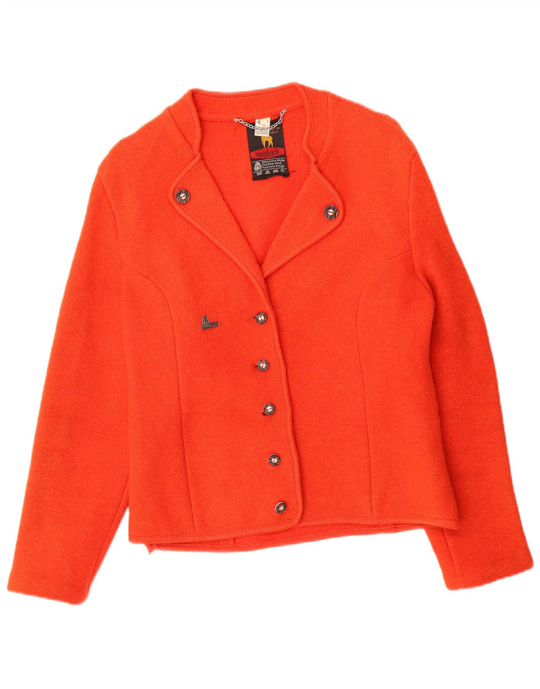Giacca blazer da donna a 5 bottoni Steinbock IT 44 lana rossa media