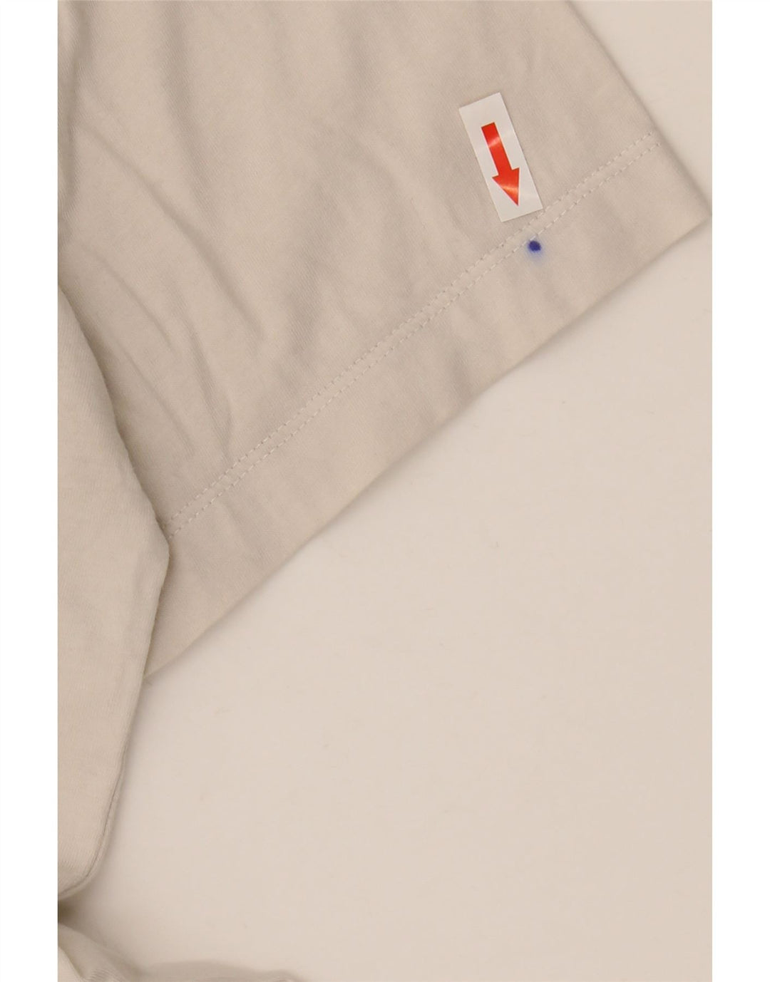 T-shirt da uomo Nike Loose Fit, top in cotone bianco sporco medio