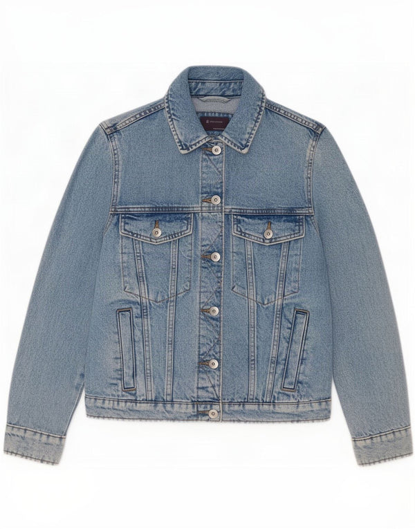Giacca di jeans da donna Marks & Spencer UK 8 Small Blue Cotton