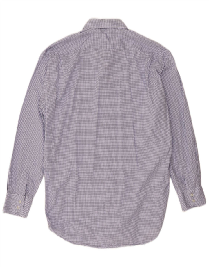 Camicia Lacoste da uomo vestibilità regolare taglia 39 a quadretti blu medio