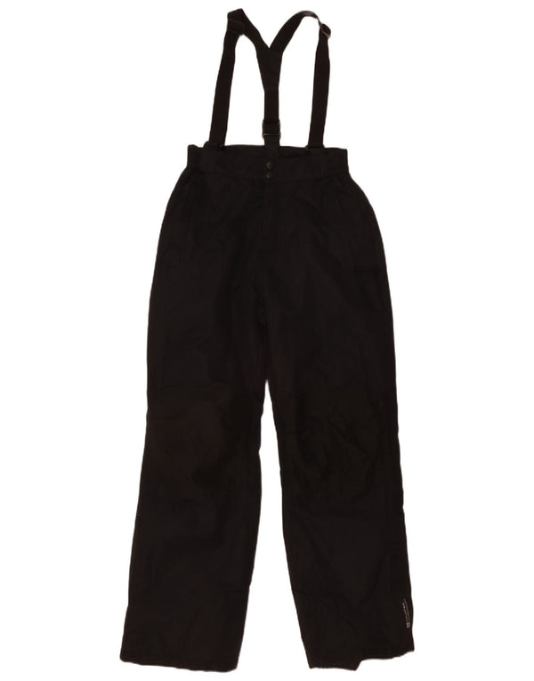 Pantaloni da sci da bambino con salopette Mountain Warehouse 12-13 anni in poliestere nero