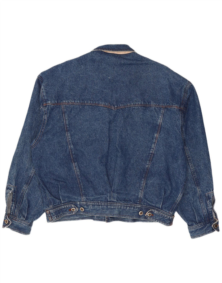 Giacca di jeans vintage da uomo UK 40 grande blu