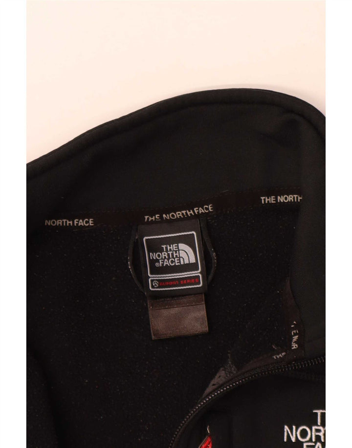 Felpa da uomo con collo con zip The North Face, piccola, in poliestere nero