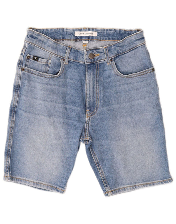 Pantaloncini di jeans da bambino Calvin Klein 13-14 anni W26 Blu