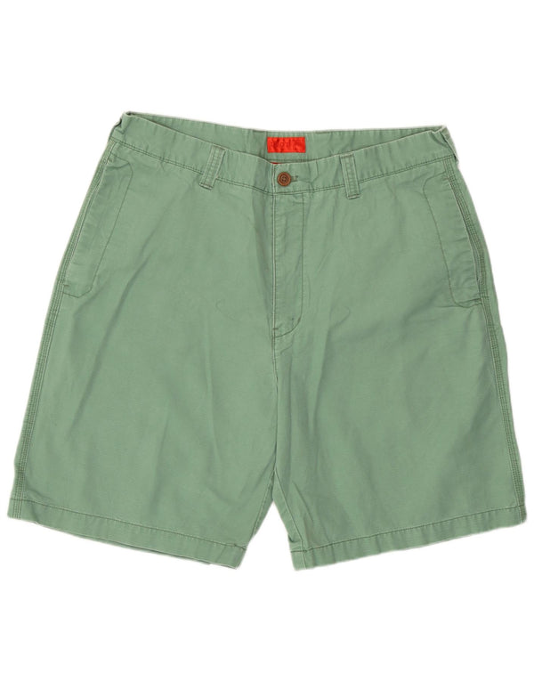 Pantaloncini chino da uomo Izod W36 XL in cotone verde