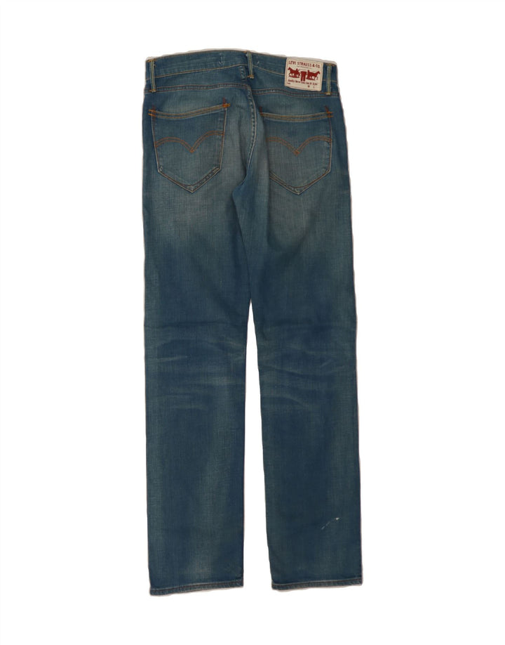 LEVI'S Mens 504 Straight Jeans W29 L32 Blue Cotton Vintage Levi's and Second-Hand Levi's from Messina Hembry 