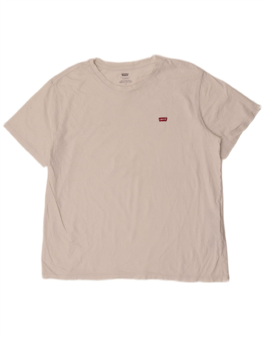 T-shirt da uomo Levi's Top Large in cotone bianco