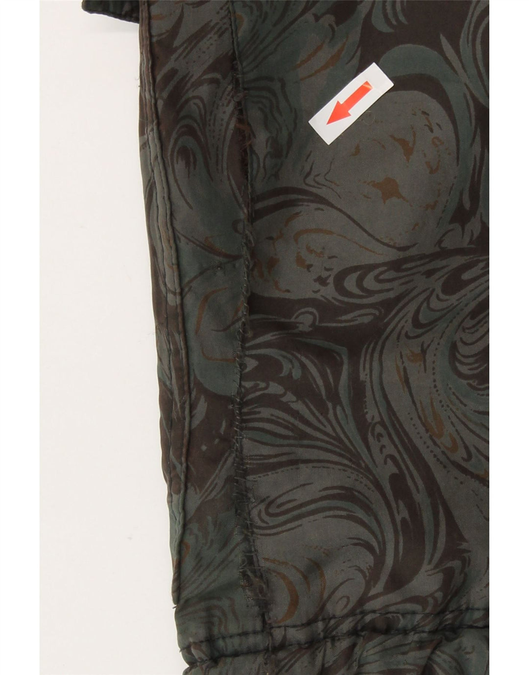 Giacca a vento vintage da donna UK 18 XL multicolore Paisley Retro