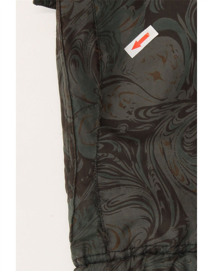 Giacca a vento vintage da donna UK 18 XL multicolore Paisley Retro