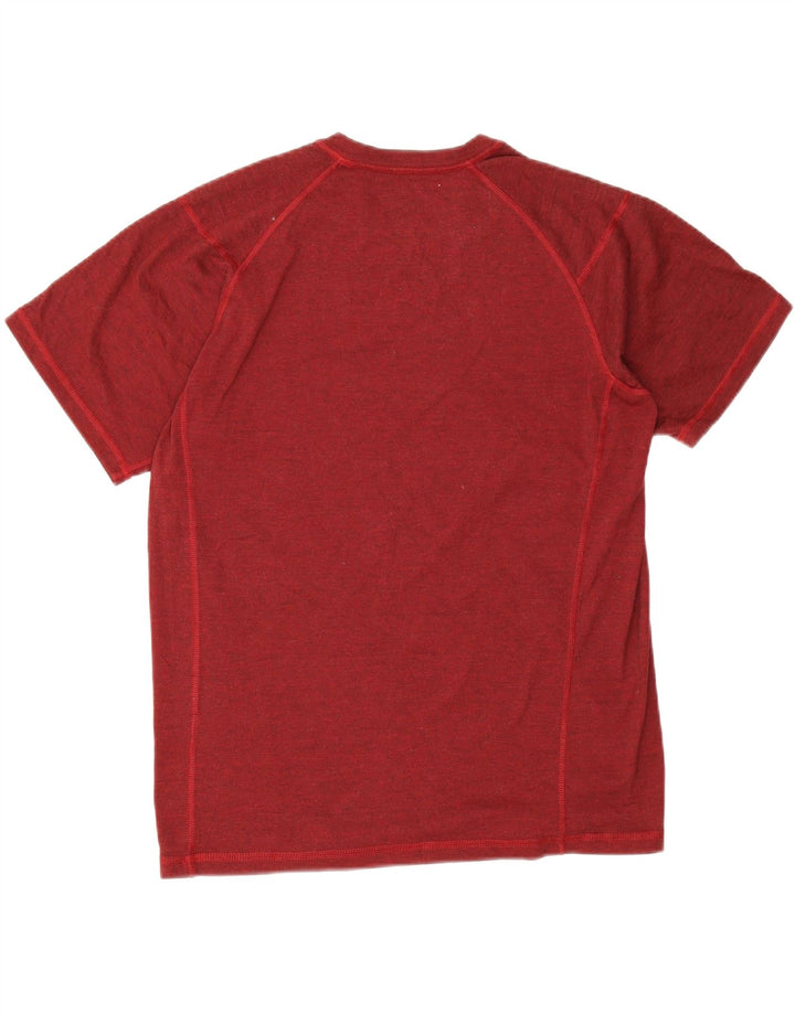 T-shirt da uomo The North Face Top in poliestere chiazzato rosso medio