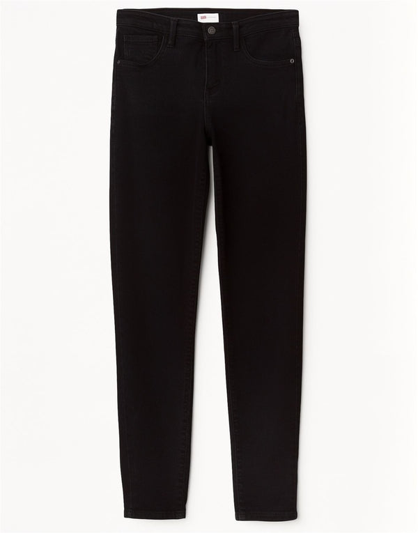 Jeans slim per ragazze Levi's 14-15 anni W26 L28 cotone nero