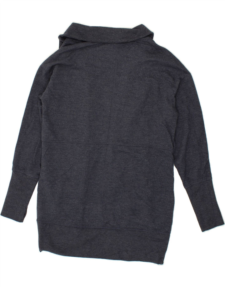 EDDIE BAUER Womens Longline Open Cardigan Sweater UK 10 Small Navy Blue Vintage Eddie Bauer and Second-Hand Eddie Bauer from Messina Hembry 