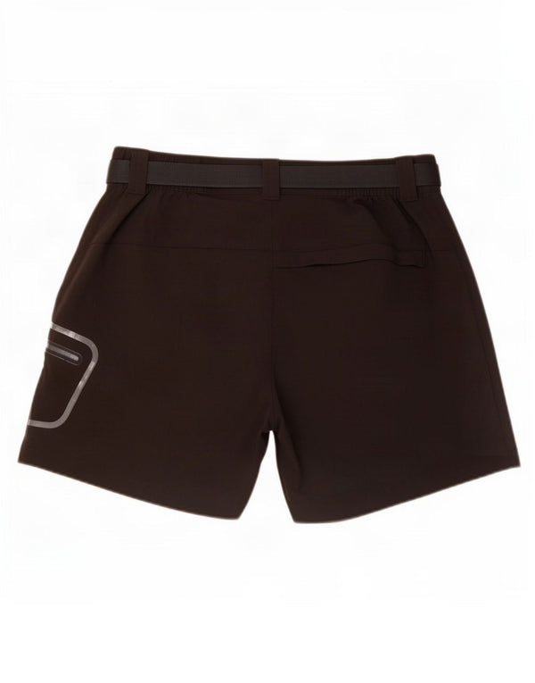 Pantaloncini cargo vintage da uomo W33 medio nero in poliammide