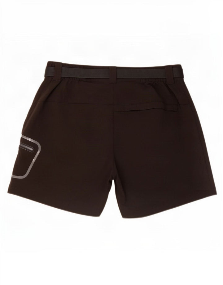 Pantaloncini cargo vintage da uomo W33 medio nero in poliammide