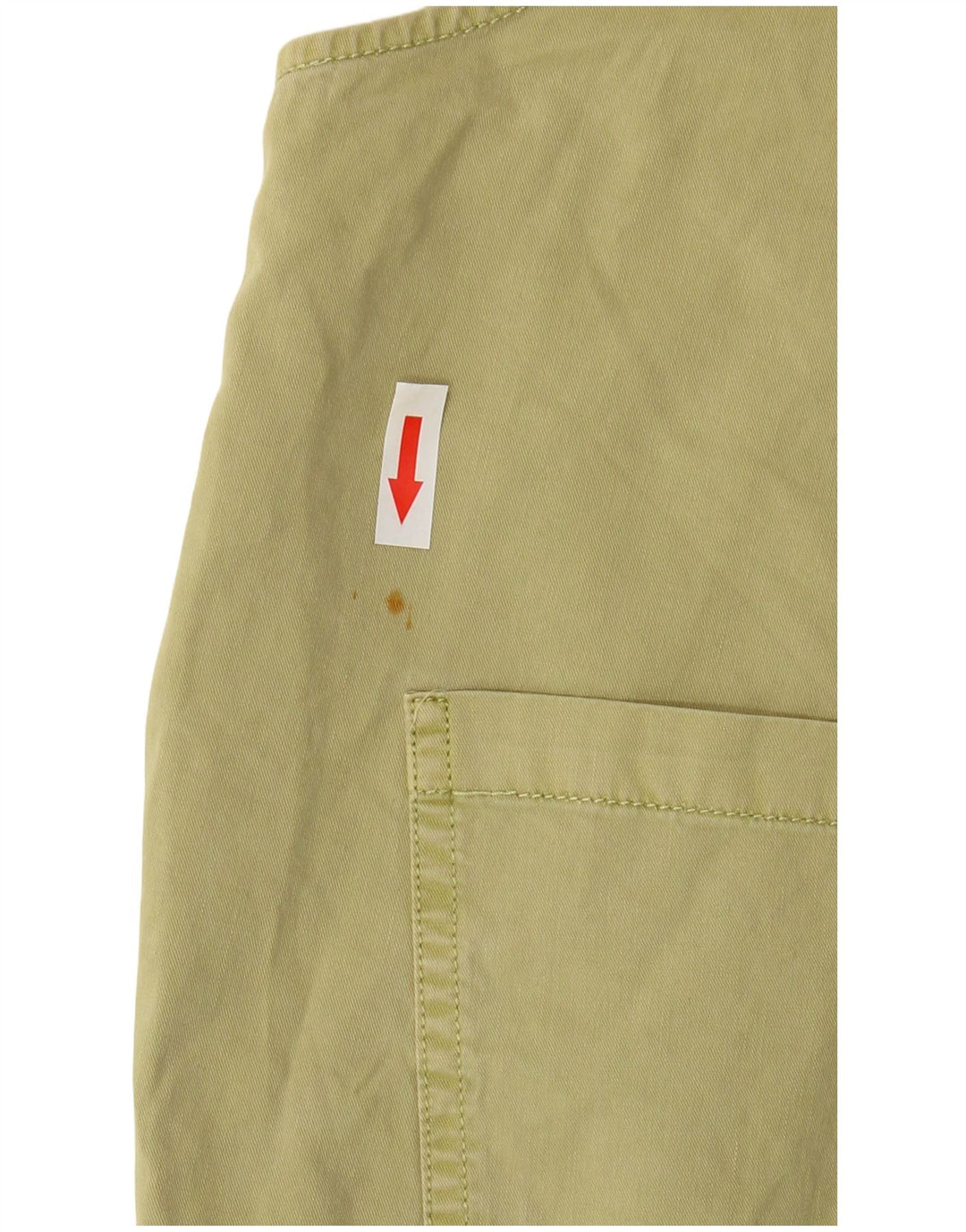 Pantaloncini salopette da donna VINTAGE medi W34 in cotone verde