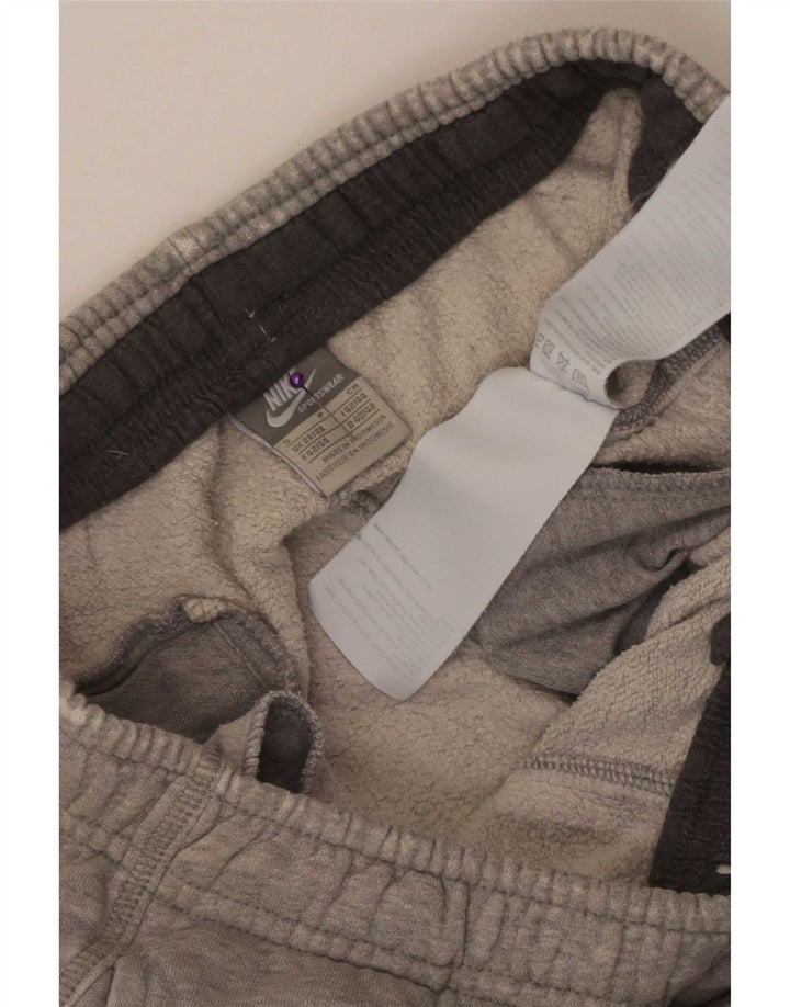 Pantaloni da tuta da uomo Nike Joggers piccoli in cotone grigio