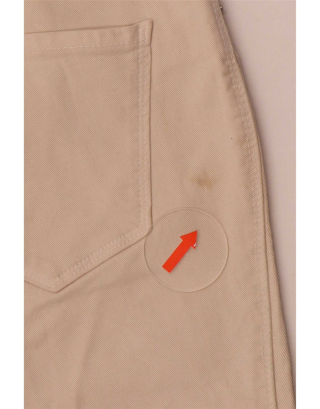 Massimo Dutti Jeans slim da donna EU 38 Small W28 L28 Beige