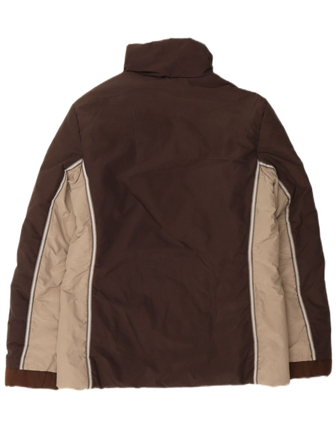 Giacca da sci trapuntata imbottita da donna Max & Co. UK 12 Colorblock marrone medio