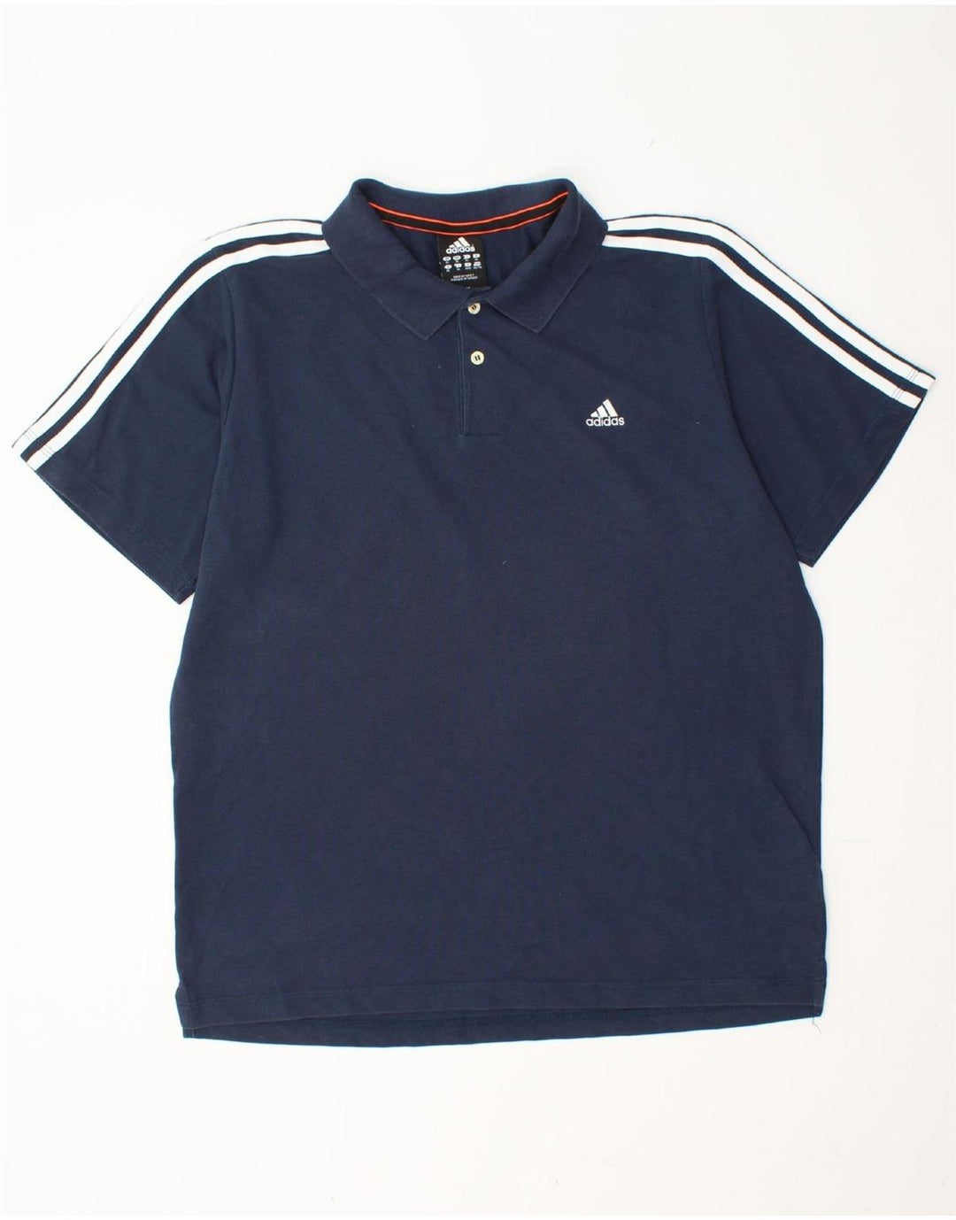 Polo ADIDAS da uomo Climalite XL in cotone blu navy