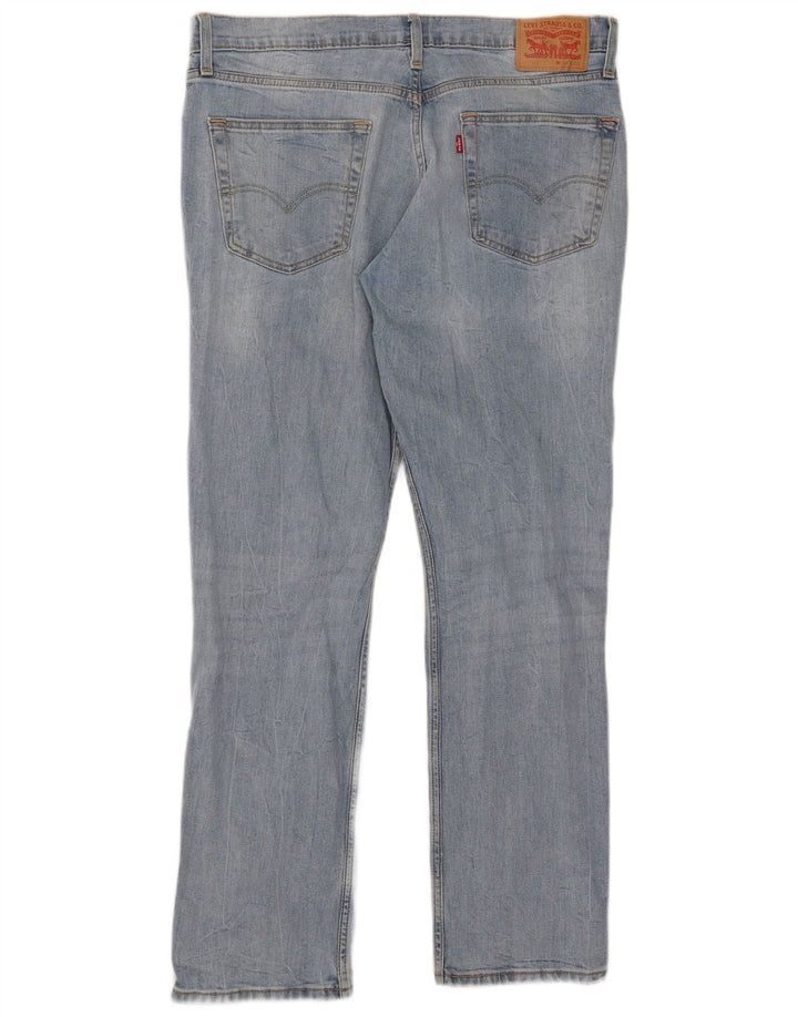 Levi's Uomo 511 Slim Jeans W36 L32 Cotone Blu