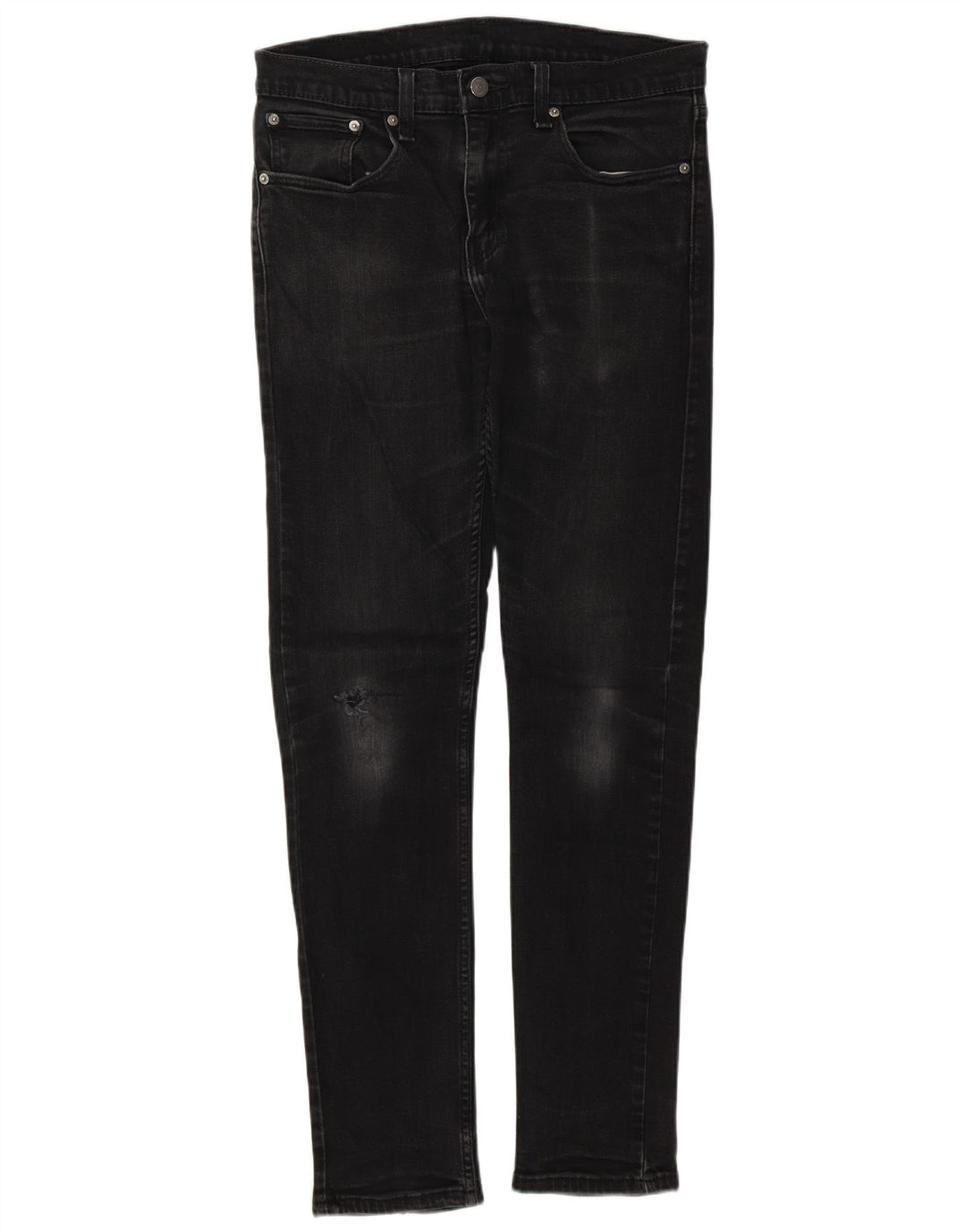LEVI'S Mens 512 Slim Tapered Jeans W31 L34 Black Cotton