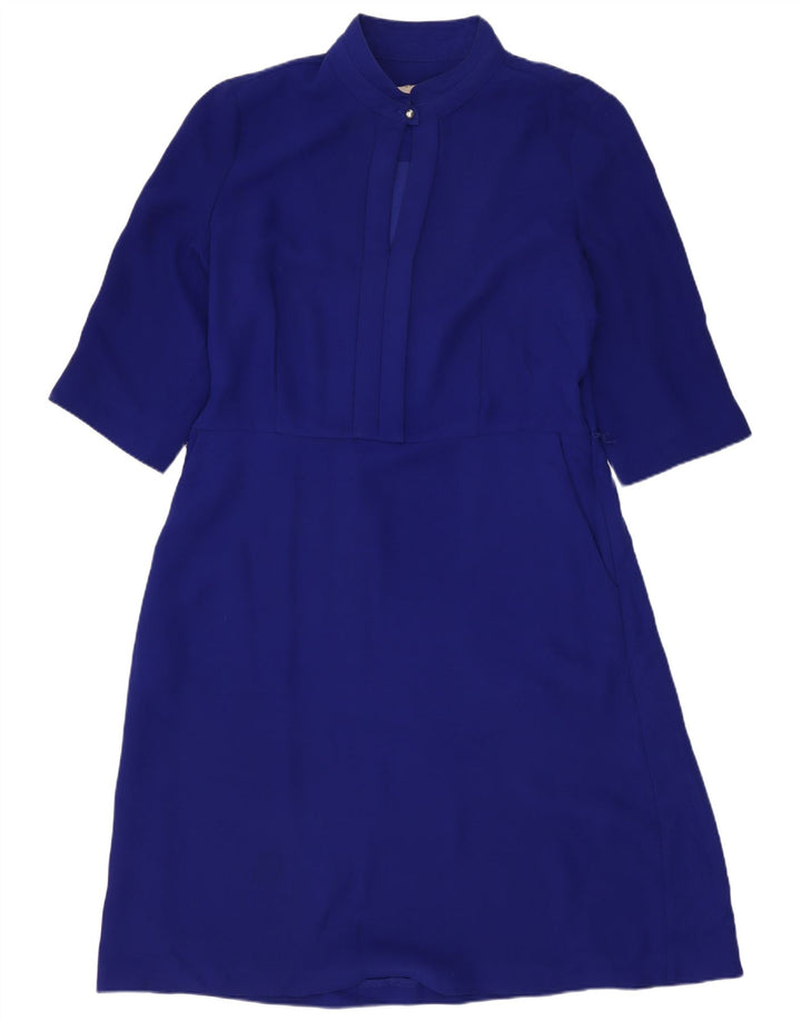 Abito a trapezio da donna Hobbs UK 12 poliestere blu medio