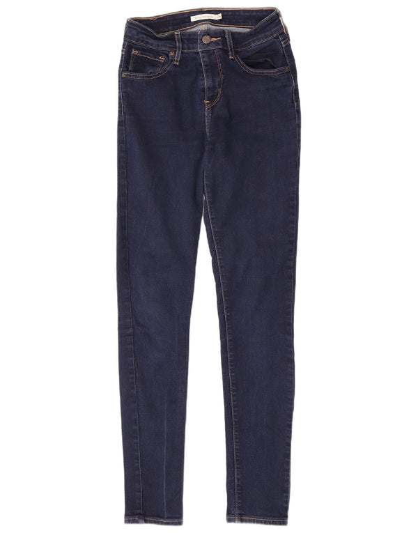 Jeans skinny a vita alta Levi's 721 da donna W26 L30 cotone blu navy