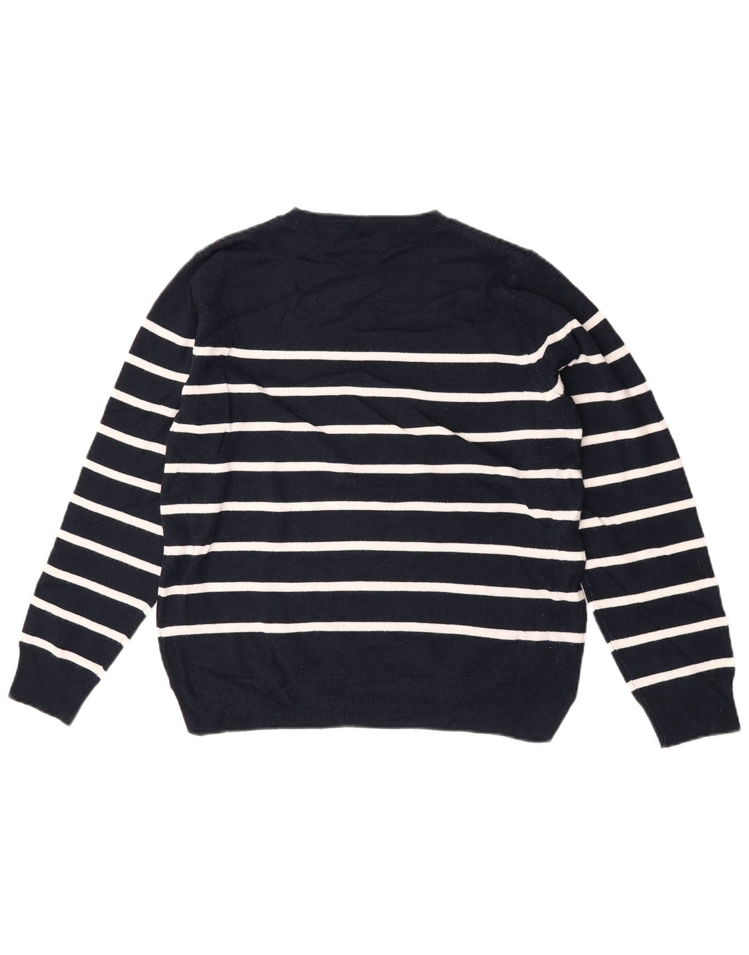 Maglione maglione girocollo da donna Marks & Spencer UK 14 blu navy medio